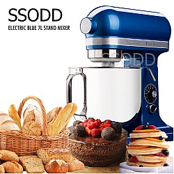 SSODD 11. Electric Blue 7L Professional Tilt-Head Stand Mixer