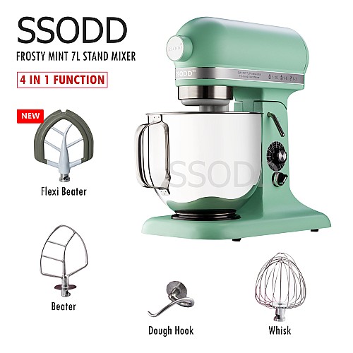 SSODD 23. Frosty Mint 7L Professional Tilt-Head Stand Mixer 