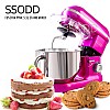 SSODD Fuchsia Pink 5.5L Stand Mixer 