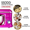 SSODD Fuchsia Pink 5.5L Stand Mixer 