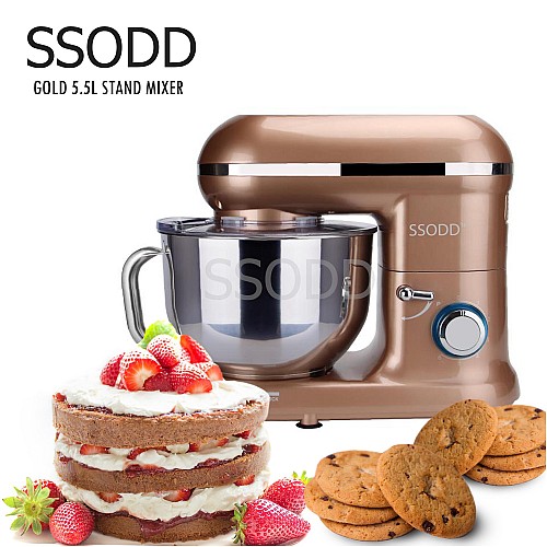 SSODD Gold 5.5L Stand Mixer 