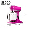 SSODD 21. Hot Pink 7L Professional Tilt-Head Stand Mixer 