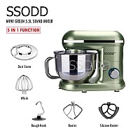 SSODD Mint Green 5.5L Stand Mixer 