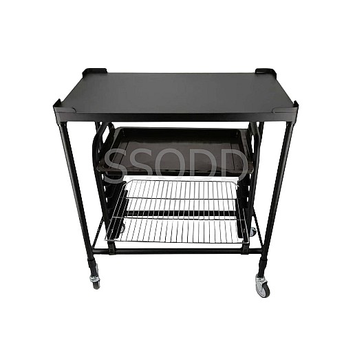 SSODD Oven Trolley With Adjustable Rack