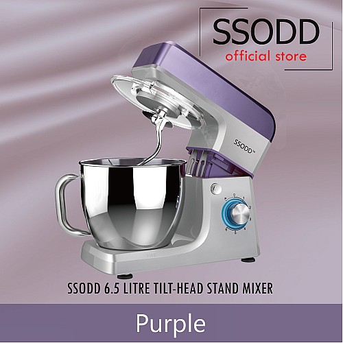 SSODD Purple 6.5L Stand Mixer 