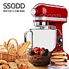 SSODD 7. Party Red 7L Professional Tilt-Head Stand Mixer