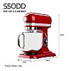 SSODD 7. Party Red 7L Professional Tilt-Head Stand Mixer