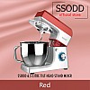 SSODD Red 6.5L Stand Mixer 