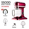 SSODD 2. Red Dates 7L Professional Tilt-Head Stand Mixer