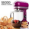SSODD 19. Pourpre Rose 7L Professional Tilt-Head Stand Mixer 