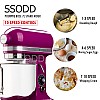 SSODD 19. Pourpre Rose 7L Professional Tilt-Head Stand Mixer 