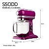 SSODD 19. Pourpre Rose 7L Professional Tilt-Head Stand Mixer 