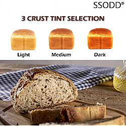 SSODD 1 Kilogram Loaf Sizes 2.0lb Bread Maker Large Capacity Loaf Sizes 500g 750g 1000g SSODD 1 Kilogram Loaf Sizes 2.0lb Bread Maker Large Capacity Loaf Sizes 500g 750g 1000g