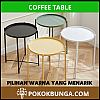 Coffee Table Tray Table Removable Tray Top  Side Table  Coffee Table Meja Tepi Sofa Meja Kecil
