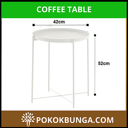 Coffee Table Tray Table Removable Tray Top  Side Table  Coffee Table Meja Tepi Sofa Meja Kecil