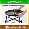 Coffee Table Tray Table Removable Tray Top  Side Table  Coffee Table Meja Tepi Sofa Meja Kecil
