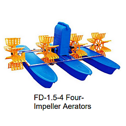 FD-1.5-4 415v 1.5Kw Two Impeller Aerators FD Series