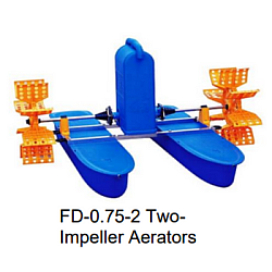 FD-0.75-2 415v 0.75Kw Two Impeller Aerators FD Series
