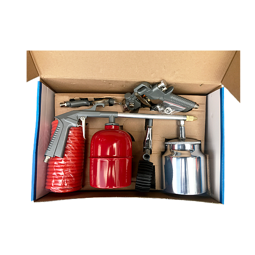 W2000A2 5Pcs Air Tools Kit Suction Spray Gun Set Wufu