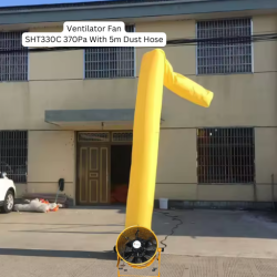 SHT330C 370Pa With 5m Dust Hose Portable Ventilator Fan SHT3 Series Benma