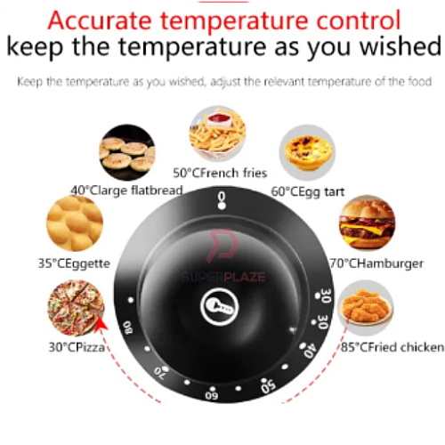 Black 120cm XL Commercial Electric Food Display Warmer Show Case Heating Machine