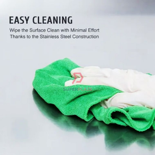 L110xW60xH80cm Commercial Stainless Steel Double Deep Bowl Sink Set With Stand