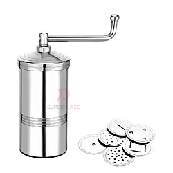 Silver Color Stainless Steel Chromed Muruku Mould Muruku Maker