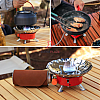 Round Lotus Style Portable Mini Camping Gas Stove