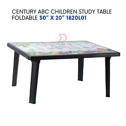30x20 Inches Century ABC Children Kids Foldable Study Table Portable Japanese Style