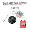 Temperature Thermostat Spare Part For Electric Deep Fryer Replacement Part