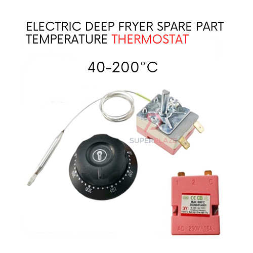 Temperature Thermostat Spare Part For Electric Deep Fryer Replacement Part