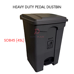 SOB45 45L Winner Heavy Duty Step On Garbage Bin Pedal Bin Step Dustbin Waste Bin