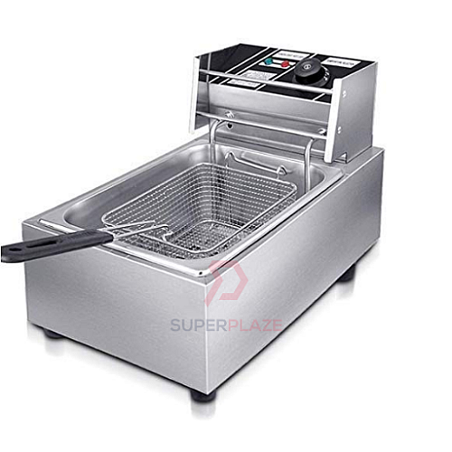 8 Liters 2.5Kw Electric Commercial Deep Fryer Fast Food Western French Fried