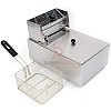 8 Liters 2.5Kw Electric Commercial Deep Fryer Fast Food Western French Fried