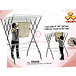 12 Bars 3V Paxo Cloth Drying Rack Outdoor Laundry Hanger Blanket Towel Dryer