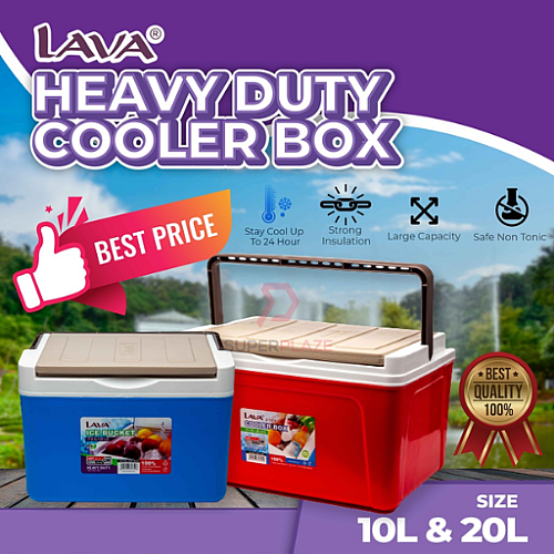 20 Liters Lava Insulated Ice Box Bucket Picnic Case Fishing Box Cooler
