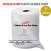 1m x 10meter Single Layer Customized Length Plastic Bubble Wrap 1 Meter Width