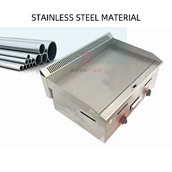 718 Commercial Gas Griddle Stove BBQ Grill Fry Western Burger Snack