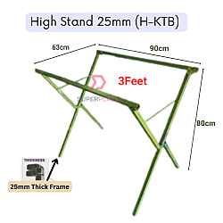 H-KTB 3 Feet High Stand Only 25mm 1 Inch Night Market Foldable Table Rack Market Folding Table Stand