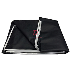 Black 10x10 Feet 600D Colorful Canopy Canvas Replacement Gazebo Canvas Market Tent Cover Only