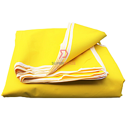 Yellow 10x15 Feet 600D Colorful Canopy Canvas Replacement Gazebo Canvas Market Tent Cover Only