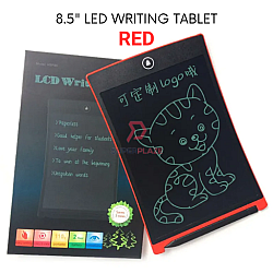 Red Color 8.5 Inches LED Writing Tablet Writing Pad