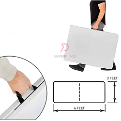 2x4 Feet Asoga Foldable Banquet Table Portable Briefcase Exhibition Folding Picnic Market Table