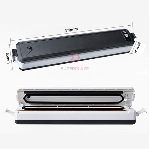 Black Automatic Electric Vacuum Sealing Machine Fresh Sealer