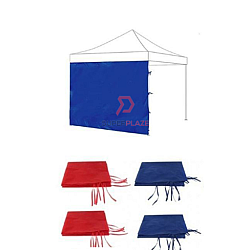 Red 15 Feet Full Cover Canopy Side Wall Foldable Tent Side Wall Cover Rain