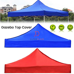 Maroon 8x8 Feet 600D Colorful Canopy Canvas Replacement Gazebo Canvas Market Tent Cover Only