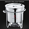 Stainless Steel Soup Station Soup Warmer Soup Server 11 Quart Single Bowl