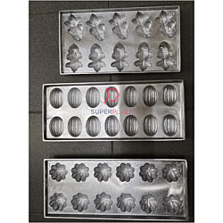 B Corak Jalur Aluminium Acuan Kuih Bahulu Cara Manis Bahulu Moulding