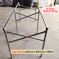 8 Feet High Stand Only Night Market Foldable Table Rack Market Folding Stand Rack