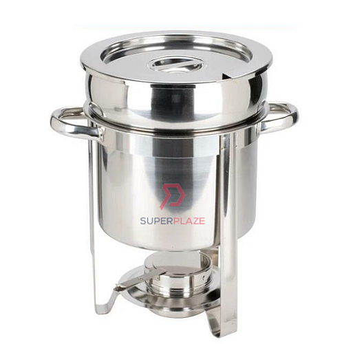 Stainless Steel Soup Station Soup Warmer Soup Server 11 Quart Single Bowl